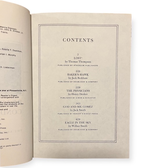 Vintage Readers Digest Condensed Books, Reader’s Digest, Lot of 2 - Picture 11 of 11